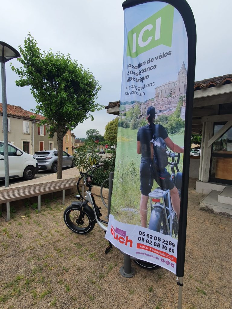 Beach flag posé_Castera-Verduzan