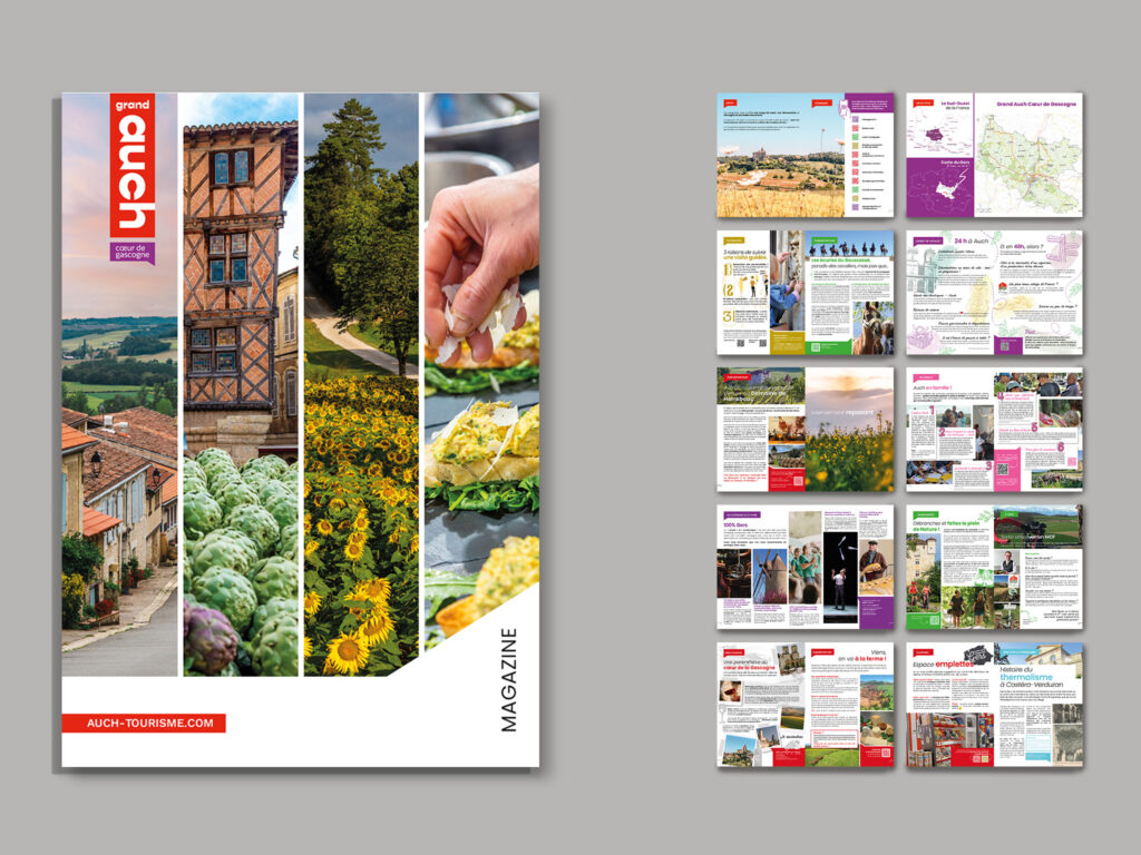 mockup mag plusieurs pages