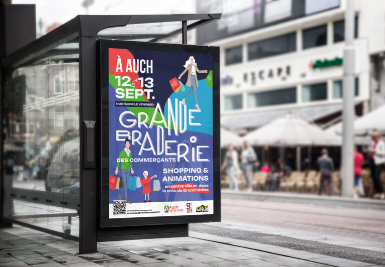 Bus Stop Billboard MockUp