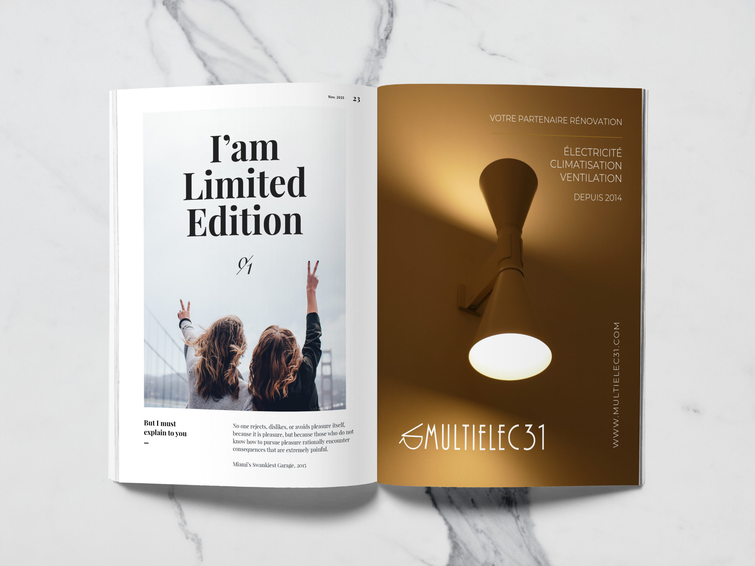 MULTIELEC montage parution pub