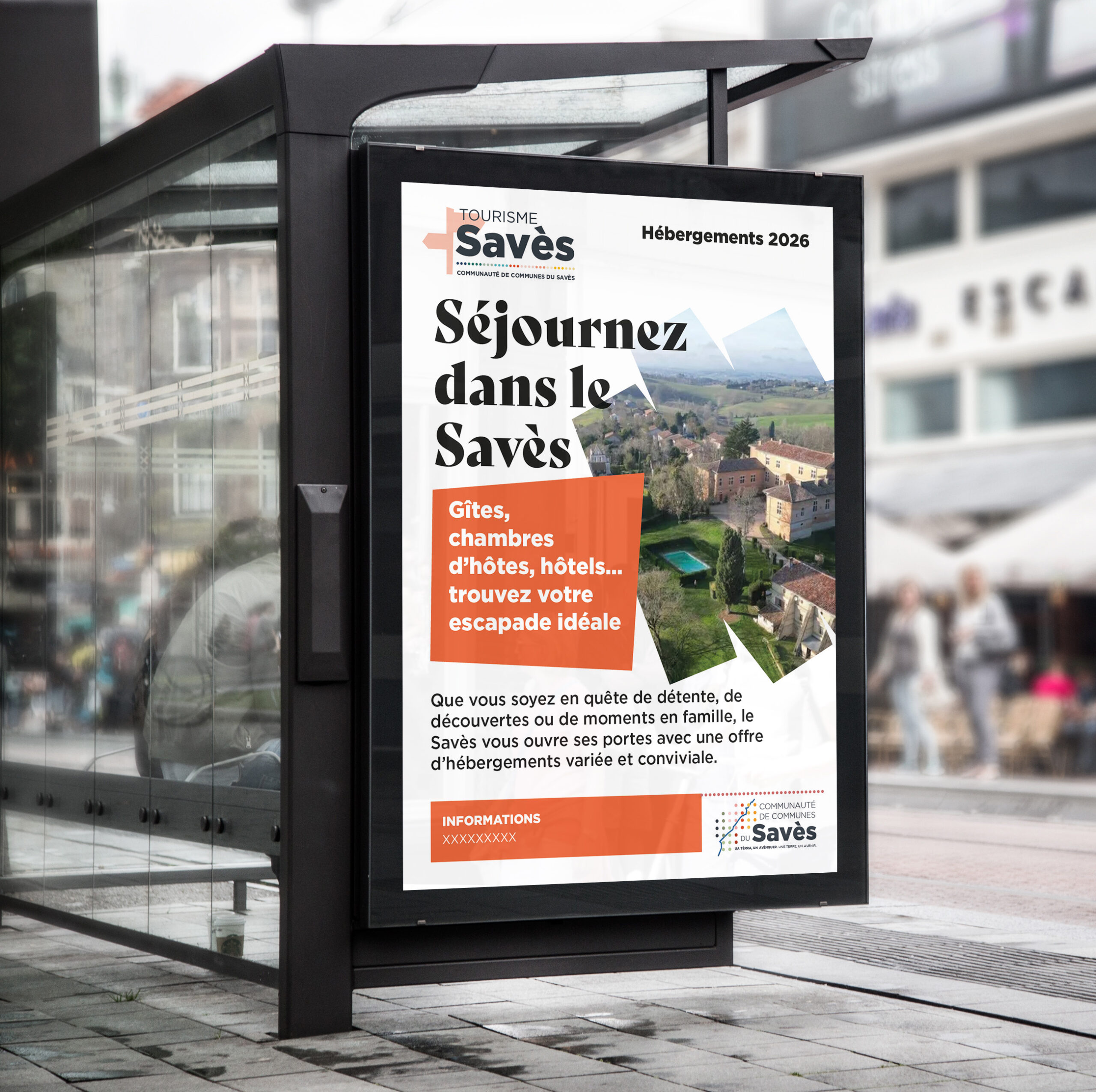 Bus Stop Billboard MockUp