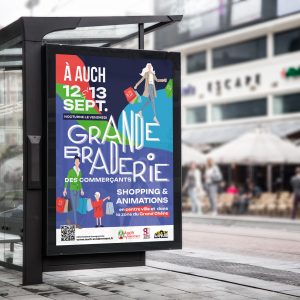Bus Stop Billboard MockUp